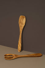 Load image into Gallery viewer, Organic Shaped Olive Wood Utensils Set
