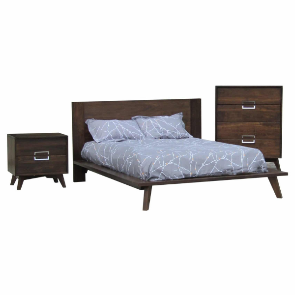 Avenue Bedroom set which includes a bed, nightstand and dresser.