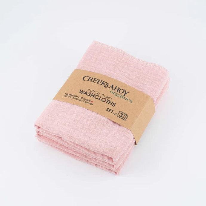 Cotton Muslin Washcloths (3 pk)