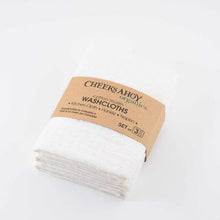 Load image into Gallery viewer, Cotton Muslin Washcloths (3 pk)
