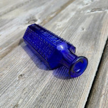 Load image into Gallery viewer, Cobalt Blue Poison Bottle
