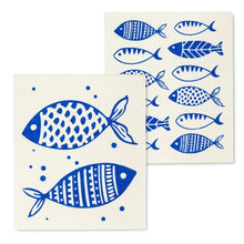 Load image into Gallery viewer, Swedish Dishcloths - Fish
