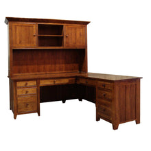 Load image into Gallery viewer, A Series Office Corner Desk with a Hutch
