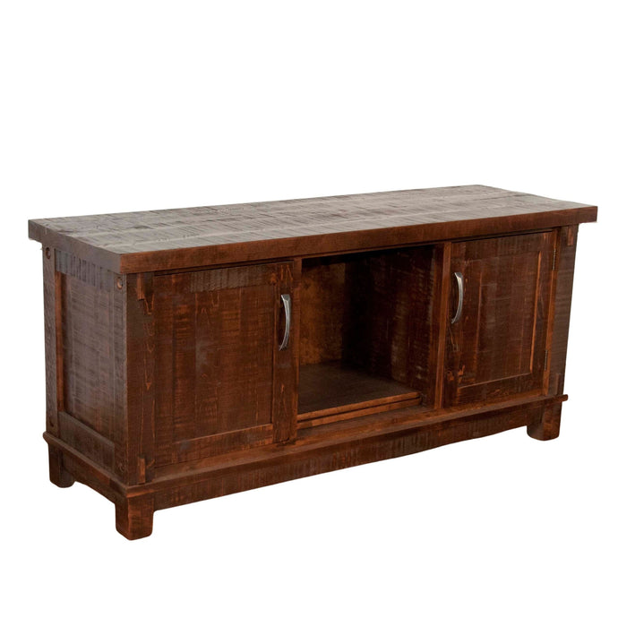 Timber Entertainment Unit with 2 Doors
