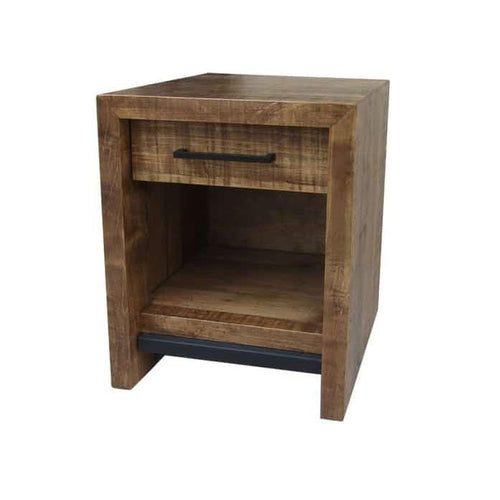 Warehouse Nightstand with 1 drawer and open bottom